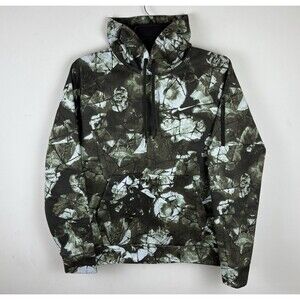 Nike Therma-Fit AOP Sequoia Coconut Milk Sweatshirt Hoodie DQ4836-355 Men Large